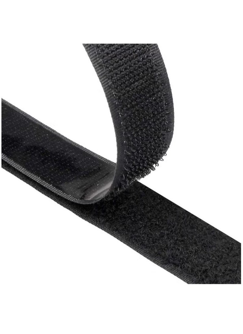 Generic 2 Pcs Strong Sticky Tape, Waterproof Velcro Tape Strips, Heavy Duty Double Side Mounting Tape, Suitable for Organizing Window Screens, Power Strips, Picture Frames, and More Uses  - Image 2