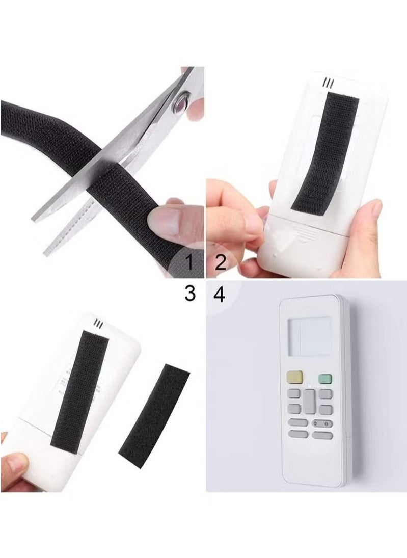 Generic 2 Pcs Strong Sticky Tape, Waterproof Velcro Tape Strips, Heavy Duty Double Side Mounting Tape, Suitable for Organizing Window Screens, Power Strips, Picture Frames, and More Uses  - Image 4