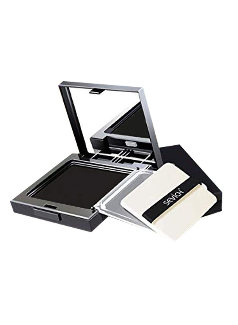 Sevich Hair Shadow Fiber Hair Root Concealer Covering White Hair Waterproof Lasting & Portable Hairline Replacement Keratin Fiber Concealer For Men & Women 12g (Black) - Image 1