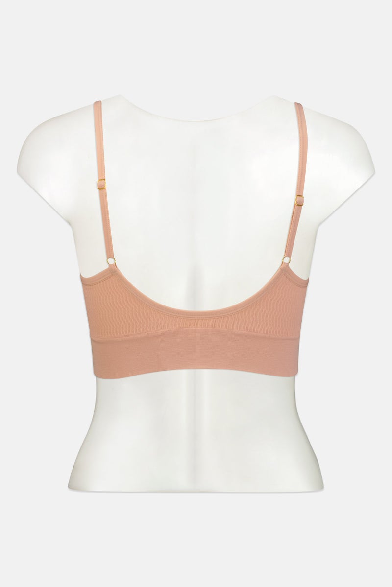 BCBGMAXAZRIA Women 2 Pieces Padded Brand Logo Bra, Multicolor - Image 4