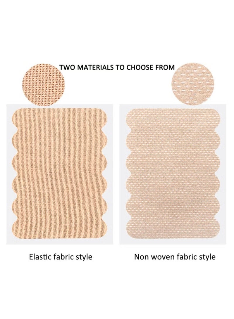 LUBUFAN Underarm Sweat Pads, 20 Pcs Disposable Underarm Sweat Pads, Invisible Self-Adhesive Cotton Absorbent Armpits Antiperspirant Stickers, Dress Shields, Enhanced Anti Sweat Protection (Elastic Fabric) - Image 5