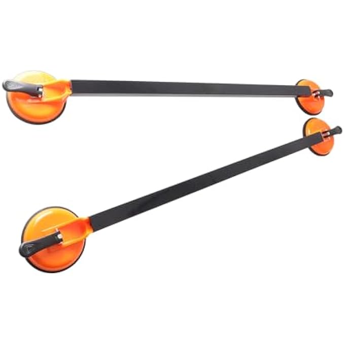 rayihni Car Roof Rack Cross, 36.22 Inch Universal Square Steel Tube Rooftop Cargo Carrier with Suction Mount, 100kg Capacity Luggage Rack Bar for Most Vehicles - Image 1
