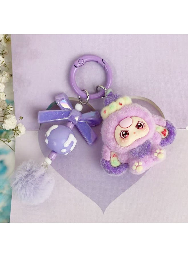 Dessert Three-year-old Kid Accessories Parts Blind Bag Cartoon Cute Grain Keychain Bag Pendant Trendy Toy Small Pendant