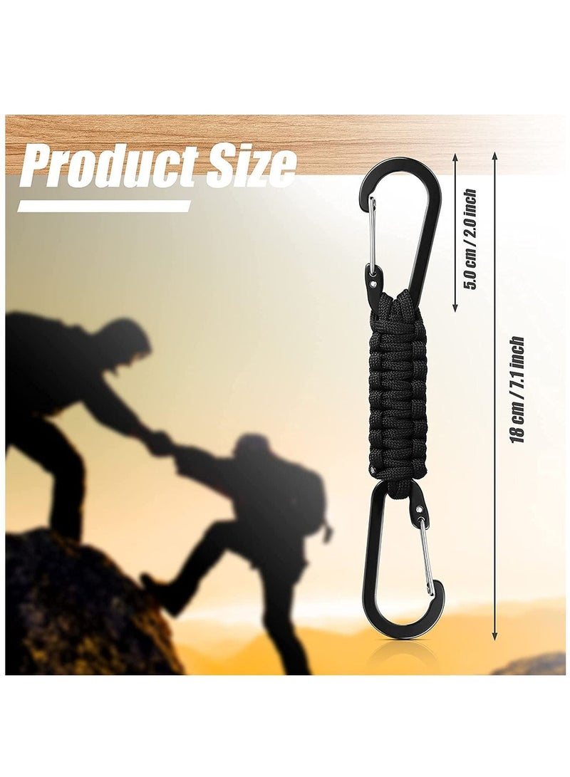 Y&D Keychains Quick Release Braided Lanyard Woven Clips Key Clip For Boys Girls Men Women Hanger With Chain Hooks Stroller Hook Holder Water Bottle Keys Backpack Tools(5 Pieces) - Image 5