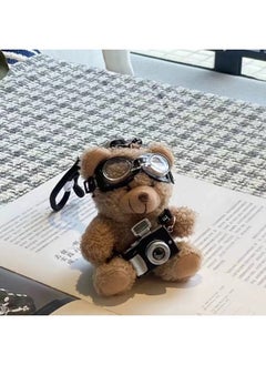 Original Camera Bear Keychain - Creative Plush Toy Keyring