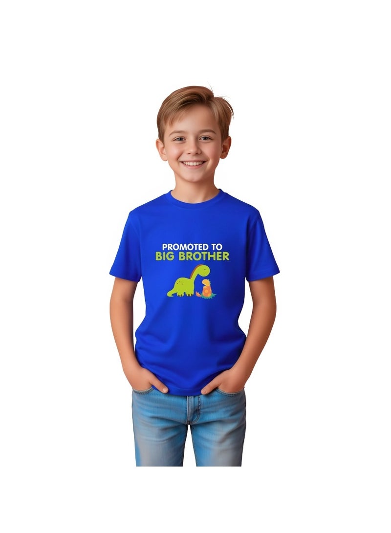 PRINTSHOP4ME Big Brother Kids Boys T-Shirt - Round Neck, Short Sleeve, Soft and Comfortable Tshirt - Big Brother Announcement Tee for Boys with Fun Big Brother Design - Image 1