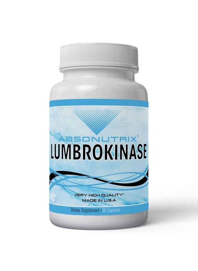 Absonutrix Lumbrokinase 40 mg 60 vegetable capsules supports healthy heart All natural Made in USA - Image 5