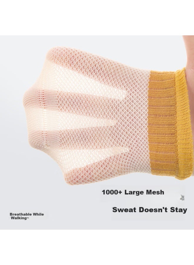 Beptides Beipes Baby Socks Spring And Summer Thin Newborn Boys And Girls Children's Anti-slip Cotton Socks Green 1-3 Years Old - Image 2