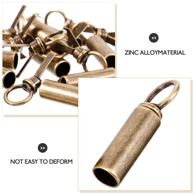 10pcs Metal Lace Terminators for Hoodies and Jackets Fashionable and Ends Tips Easy to Use Drawstring Stoppers for Sweatshirts Ideal for Outdoor and Daily Use - Image 5