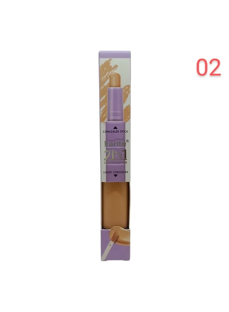 كاريت كونسيلر كارِت 2 في 1 ستيك وكونسيلر سائل – درجة 02 - Image 2