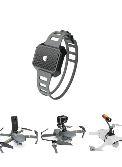 Multifunctional Fixture Mount Extension Mount Drone Camera Mount Adapter for Mavic 3/Air 2s/2/Pro Mavic 2 Compatible with Insta360 Osmo Action Flight Light LED Display