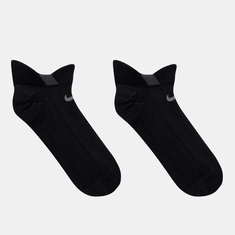Nike Black Running Lightweight No-Show Socks (1 Pair)  | Best Price UAE