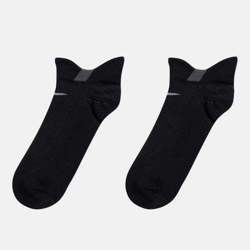 Nike Black Running Lightweight No-Show Socks (1 Pair)  | Best Price UAE