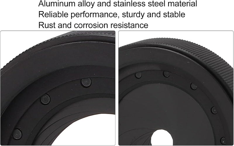 Adjustable Iris Aperture Diaphragm with 1.5mm to 26mm Inner Diameter and 45mm Outer Diameter - M30 to M37 Aluminum Alloy and Stainless Steel Construction for Optical Systems and - Image 5