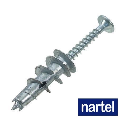 Nartel مثبتات الجبس المعدنية ذاتية الحفر من نارتل® (10 عبوة) - Image 2