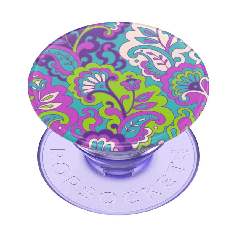 PopSockets Adhesive Phone Grip, Holder, Phone Stand, Plant-Based - Purple Kamp - Image 1