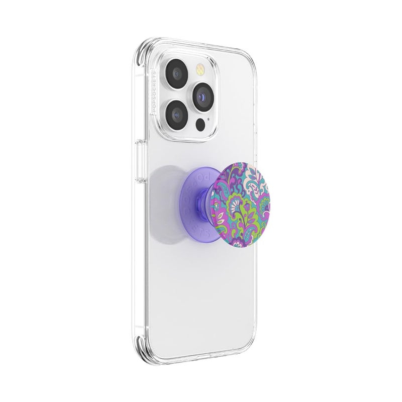 PopSockets Adhesive Phone Grip, Holder, Phone Stand, Plant-Based - Purple Kamp - Image 2