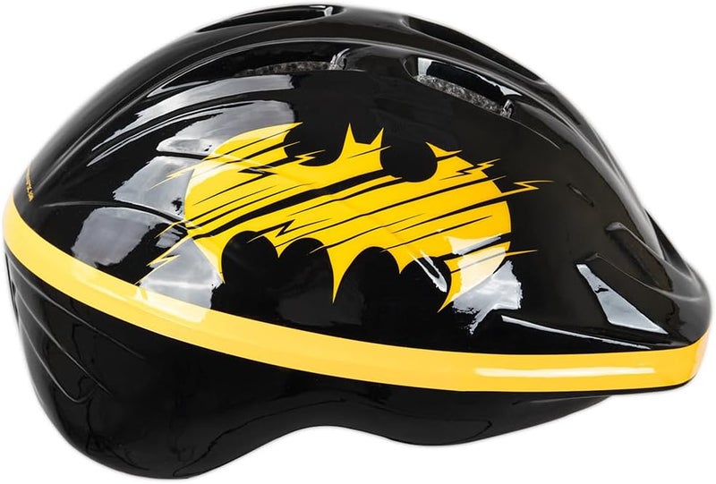Spartan Batman Kids Helmet for Ages 3–6 | Medium Size 50–52cm | DC Superhero Bike, Skate, and Scooter Safety Gear | Lightweight Shell with Air Vents | Adjustable Chin Strap | SP-9138 - Image 2