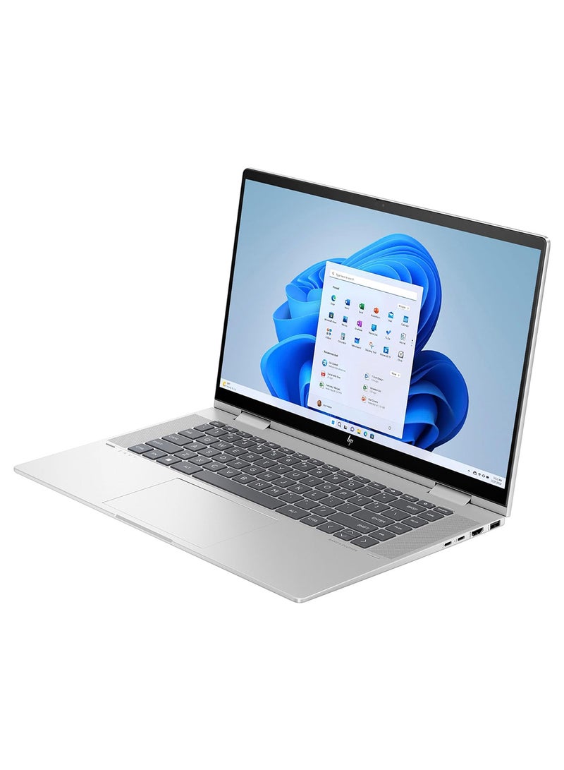 HP Envy X360 15-fe0053dx بشاشة لمس 15.6 بوصة كاملة الوضوح، ومعالج Core i7-1355U/ذاكرة وصول عشوائي سعة 16 جيجابايت/محرك أقراص SSD سعة 512 جيجابايت/بطاقة رسومات Intel Iris Xe/نظام التشغيل Windows 11 - Image 2