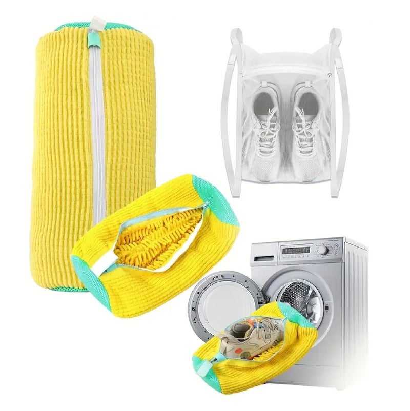 AVNISH Shoe Washing Bag for Washing Machine, Reusable Sneaker Laundry Bag with Heavy-Duty Zipper, Protects Footwear & Reduces Noise, Ideal for Sneakers, Tennis Shoes, and Delicates (Laundry Shoe Bag) - Image 1