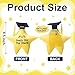 Motionchic Graduation Gift 2026 Star Stuffed Animal with Black Cap Tassel Card Holder Reach for the Stars for Party FavorsSmile Face Style - Image 2