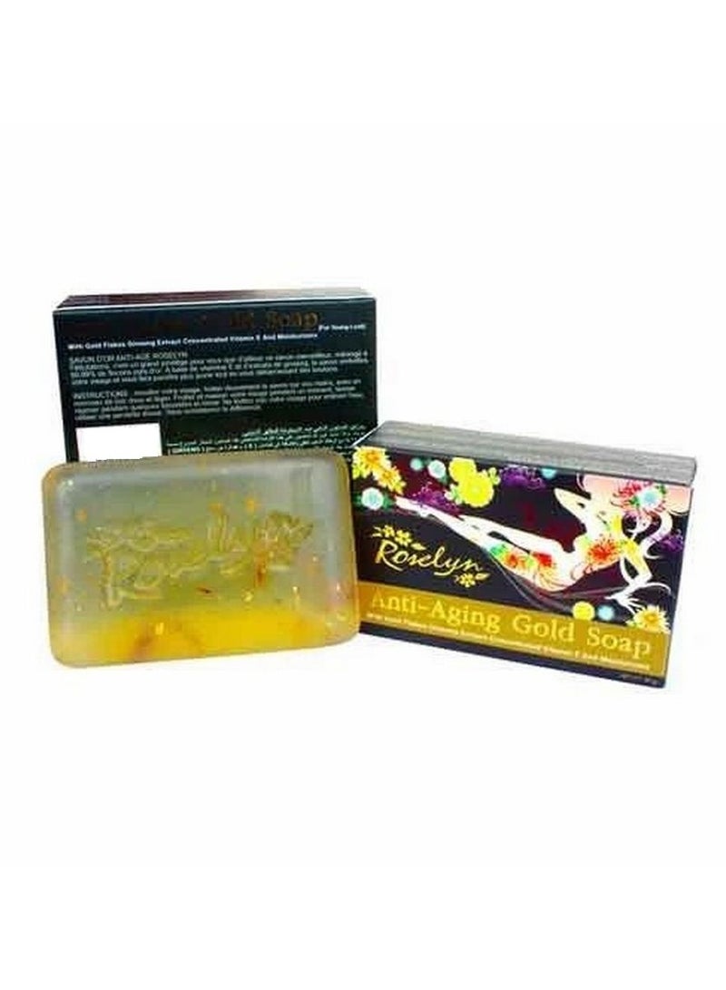 Roselyn Gold Soap Anti Aging 80 G - Image 2