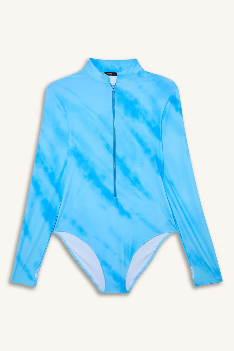 ديفاكتو Regular Fit Printed 5 Piece Burkini
