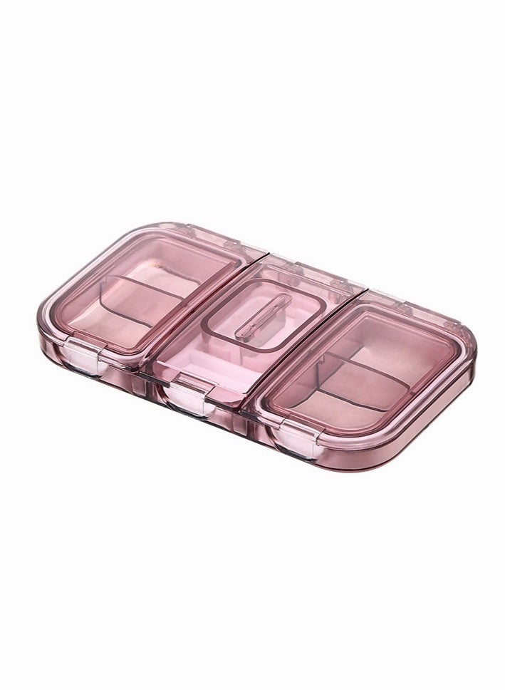 Generic Portable Pill Box Sealed, Moisture-Proof Can Be Divided With Medicine Cutter  - Image 1