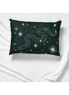 Jay Franco Jay Franco Harry Potter Serpent Stars 1 Pack Pillowcase - Double-Sided Kids Super Soft Bedding - Features Hogwarts House Slytherin  - Image 3