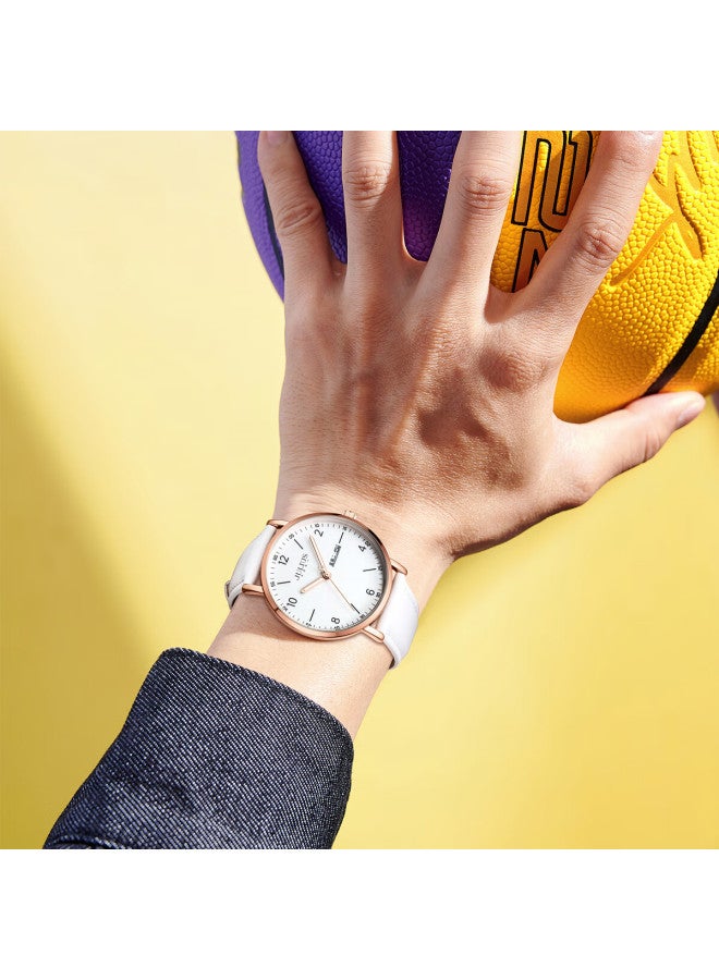 Julius (Julius) Men'S Watch New Style For Junior High School And High School Students Exam Calendar Quartz Men'S Watch White Ja-1516Mb - Image 3