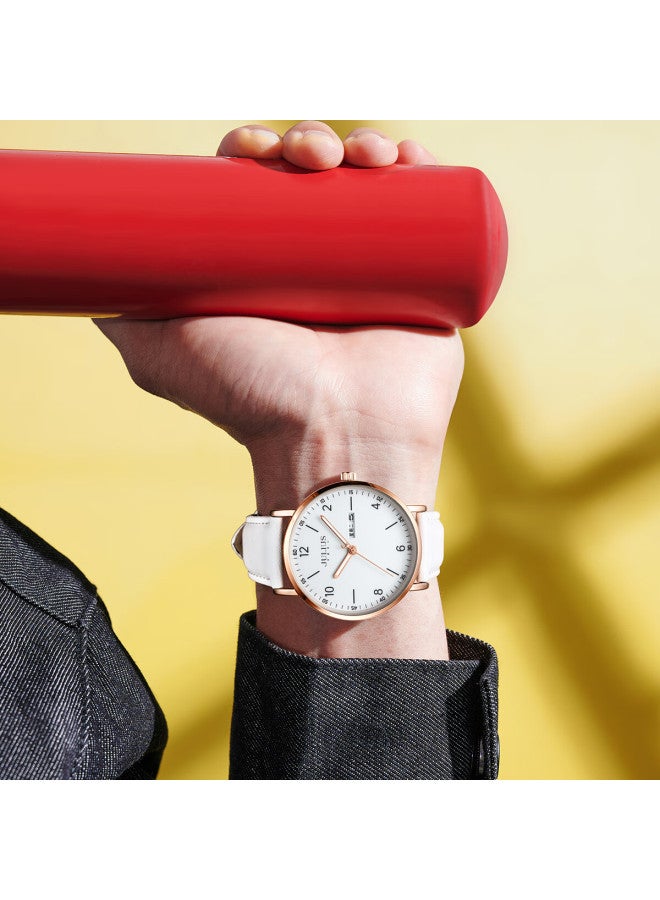 Julius (Julius) Men'S Watch New Style For Junior High School And High School Students Exam Calendar Quartz Men'S Watch White Ja-1516Mb - Image 2