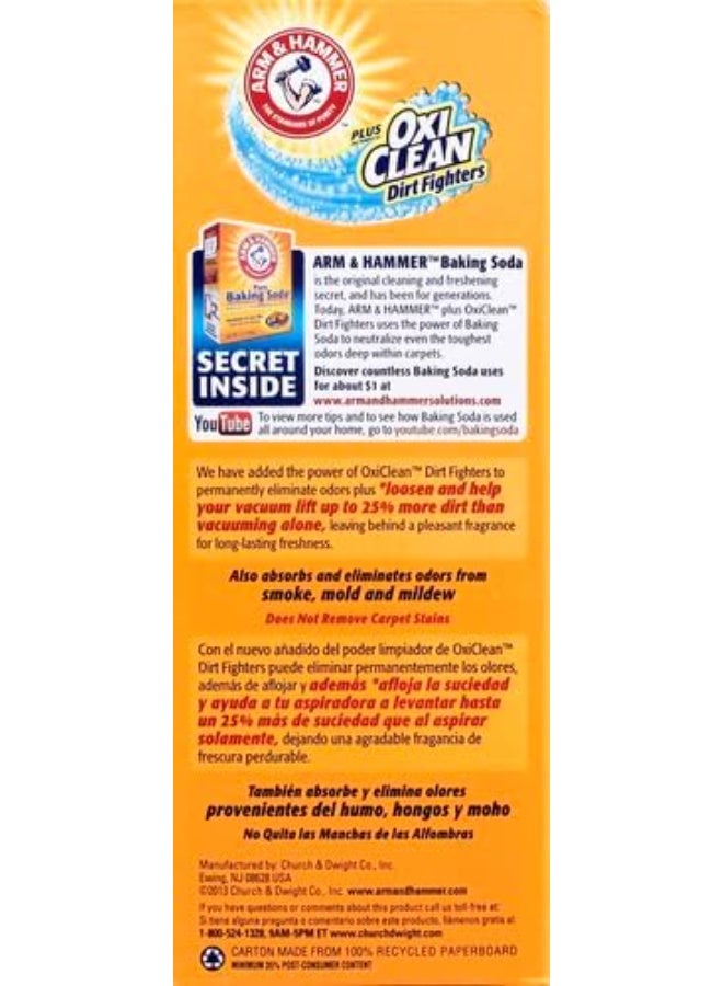 Arm & Hammer Carpet Odor Eliminator Pet Fresh Powder with Baking Soda & OxiClean for Pet Odor Removal from Carpets and Rugs 30 oz - Image 3