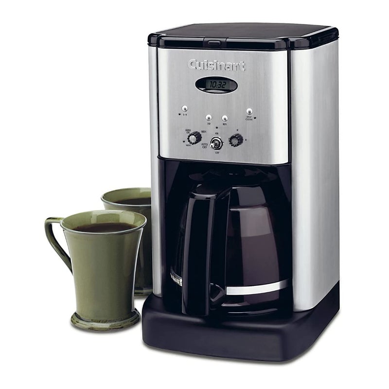 Cuisinart ماكينة قهوة كوزينارت DCC-1200P1 برو سنترال 12 كوب قابلة للبرمجة، صانعة القهوة، إبريق، كروم مصقول - Image 2