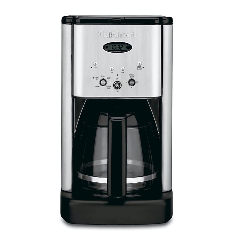Cuisinart ماكينة قهوة كوزينارت DCC-1200P1 برو سنترال 12 كوب قابلة للبرمجة، صانعة القهوة، إبريق، كروم مصقول - Image 1