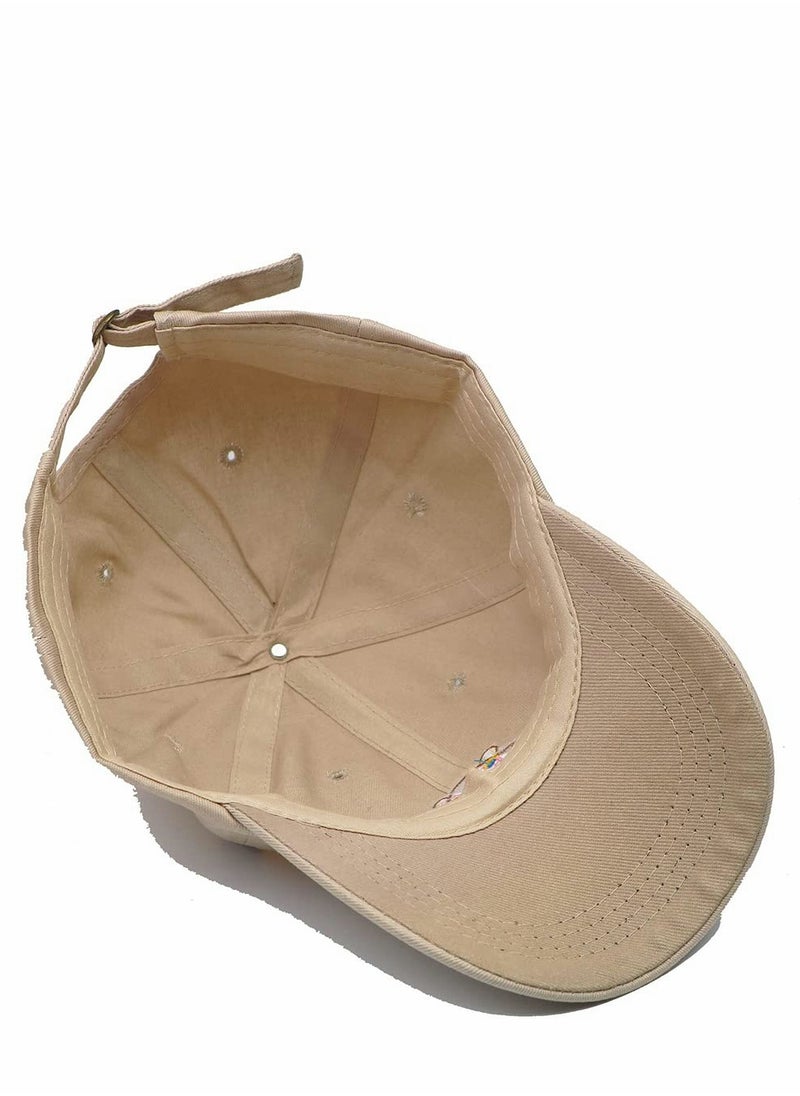 SYOSI - Bear Embroidery Cotton Hat Hip-Hop Baseball Cap Adjustable for Unisex Hats - Image 1