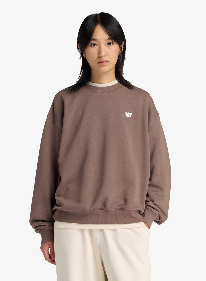 New Balance Essential French Terry Crew Sweatshirt - Image 1