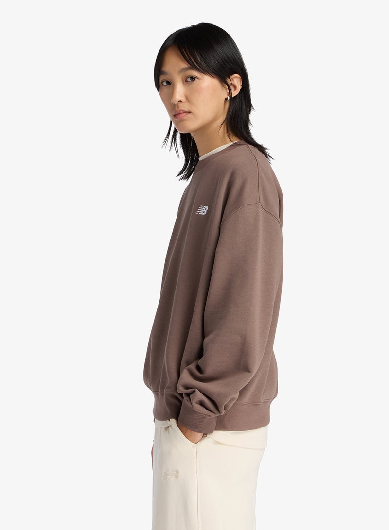 New Balance Essential French Terry Crew Sweatshirt - Image 3