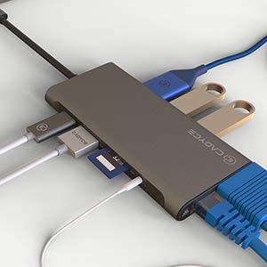 CADYCE USB-C™ to USB 3.0 Hub, Gigabit Ethernet, HDMI (4k) & VGA Adapter with PD Charging (100W) - Image 3
