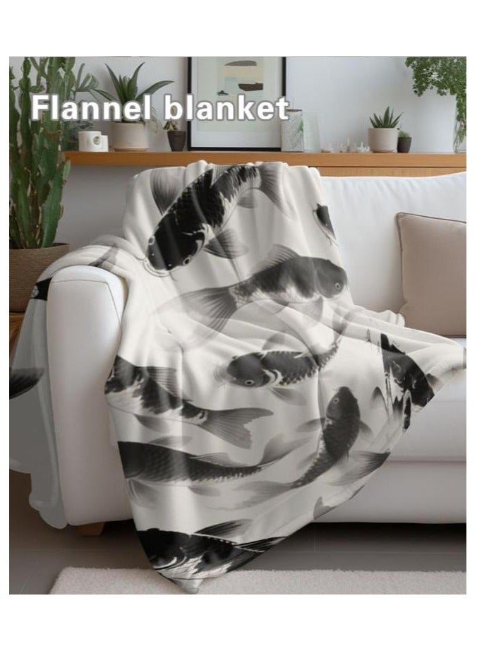 general Children's or student cartoon flannel thin blanket (warm and comfortable, suitable for sleep, games) 100cm*150cm - 413 - Image 1
