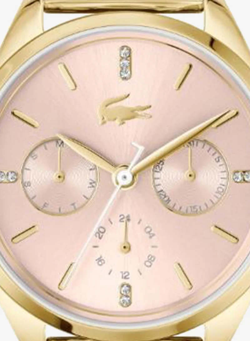 Lacoste  Ionic Plated Thin Gold Steel Quartz Multifunction Watch for Women | Best Price UAE
