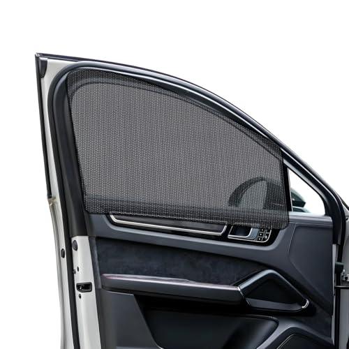ZNDAW 2PCS Car Window Shade 193291 Magnetic Auto Front Side Window Cling Sunshade Car Window Screen for Sun Glare and UV Rays Protection Vehicle Sun Shades for Baby - Image 1