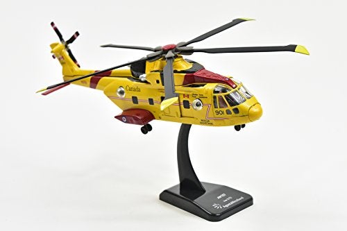 NewRay New Ray AgustaWestland AW101 (EH101) Helicopter Yellow Canada Forces Search & Rescue Sky Pilot Series 1/72 Diecast Model - Image 4