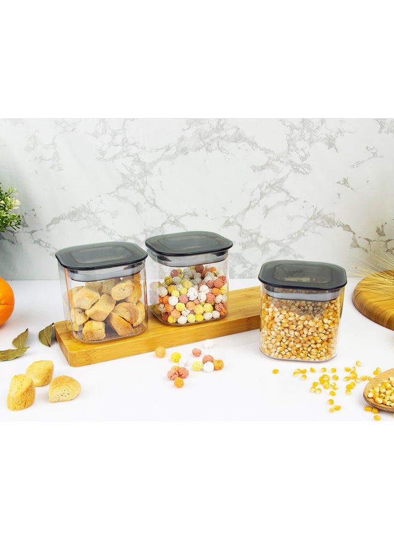 3 Pieces 0.5 Lt Stackable Crystal Vacuum Food Container 0.5 Lt Vacuum Storage Container - pzsku/Z10E2EB2FAE80EB39293FZ/45/_/1725794017/aae2c83c-6d7d-4356-b2c5-0cb956aa387d