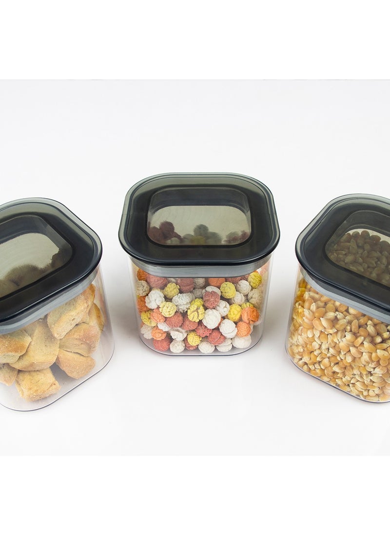 3 Pieces 0.5 Lt Stackable Crystal Vacuum Food Container 0.5 Lt Vacuum Storage Container - pzsku/Z10E2EB2FAE80EB39293FZ/45/_/1728062637/2f5e02ba-5f1a-4fd4-86ca-ded724d6915e