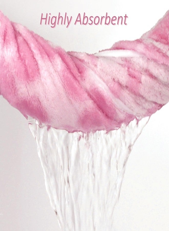 Jacquotha Pink Bath Towels Set of 2, Super Absorbent & Decorative 27.5x55 Inches, Cute Floral Jacquard Shower Towel for Bathroom, Cotton - Image 4