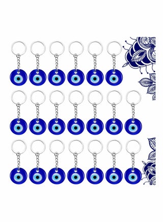 20 Pieces Turkish Blue Eye Keychain Charms Pendants Crafting Glass with Keyring Hanging Ornament Jewelry Accessories Amulet for Good Luck - pzsku/Z10E2FB27A75E041EA211Z/45/_/1666422168/bf8308fa-3ec5-47aa-b4e9-66deb404d728