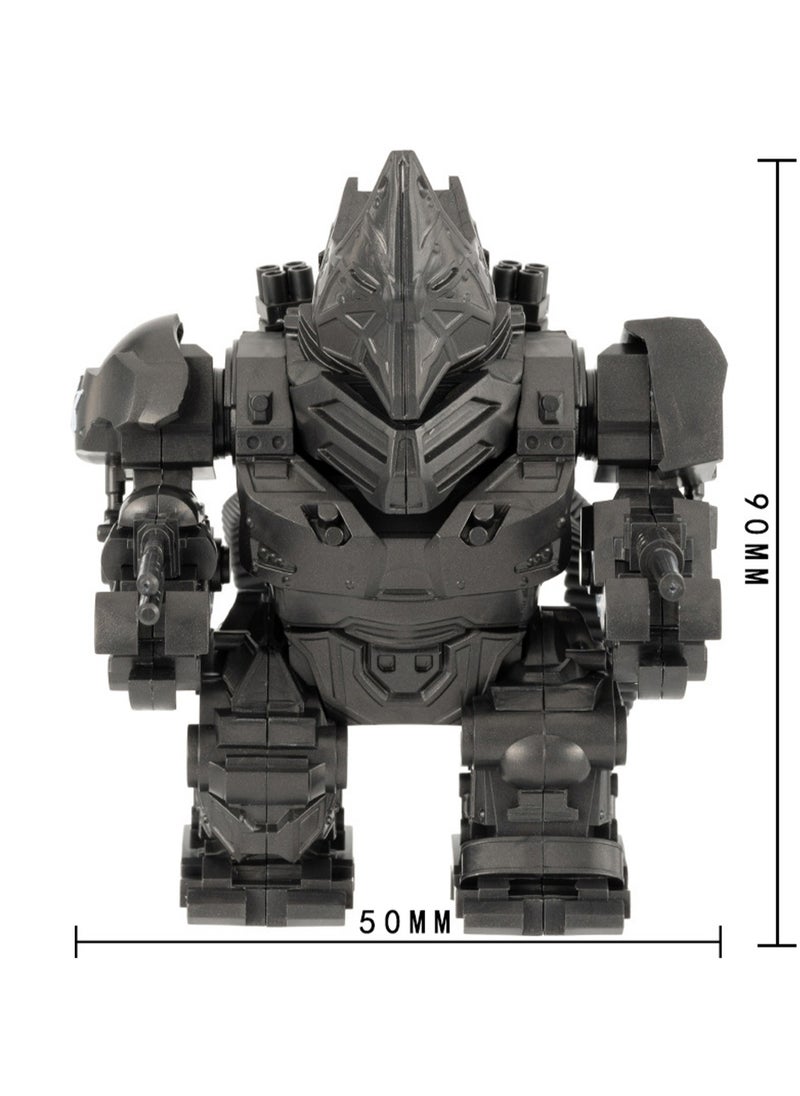 Generic - Black Rhino Series Jigsaw Puzzles Building Blocks Mini Figure Toys Boys Children Gift Bag Pack - Image 1