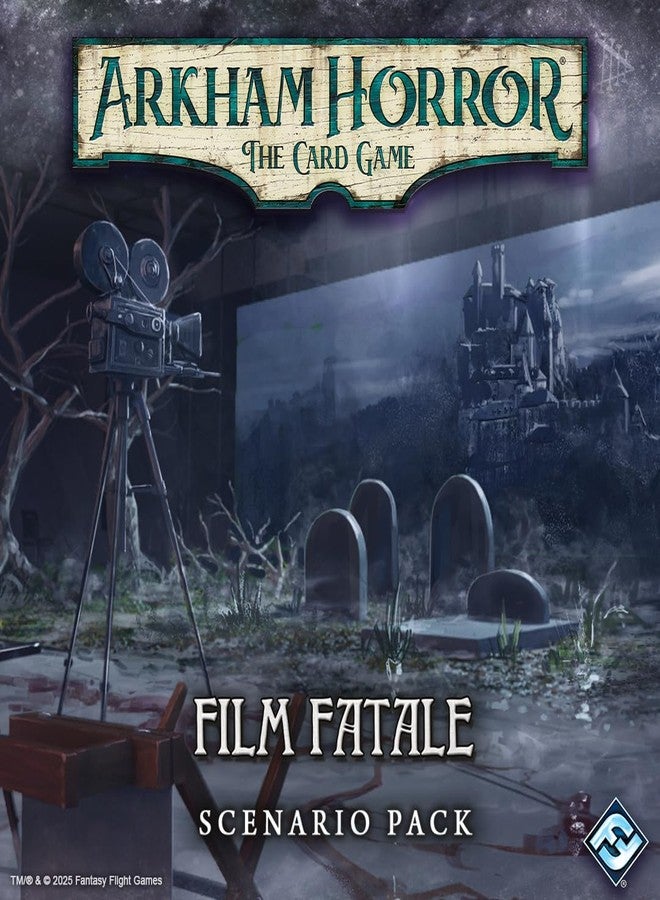Asmodee Fantasy Flight Games Arkham Horror The Card Game Film Fatale Scenario Pack - Explore Bizarre Film Sets, Cooperative LCG, Ages 14+, 1-4 Players, 1-2 Hr Playtime, Made - Image 4
