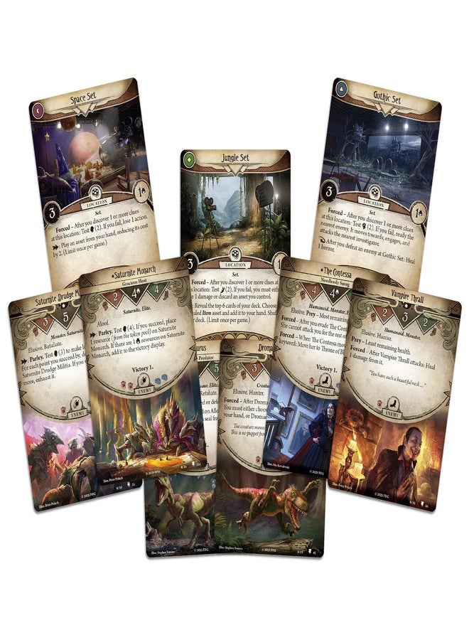 Asmodee Fantasy Flight Games Arkham Horror The Card Game Film Fatale Scenario Pack - Explore Bizarre Film Sets, Cooperative LCG, Ages 14+, 1-4 Players, 1-2 Hr Playtime, Made - Image 2