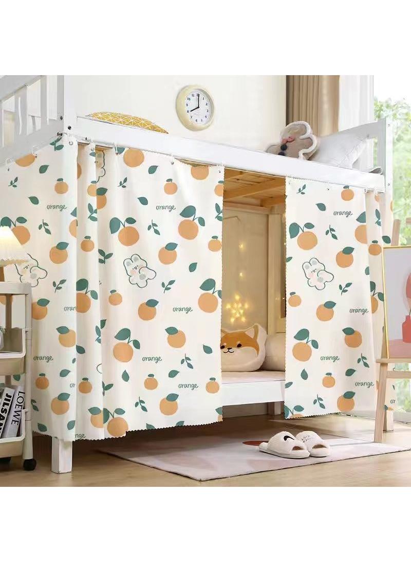 general 1.35m High [2 Pieces] Shading Bed Curtain Surrounding Three Sides Of Student Dormitory - Image 1
